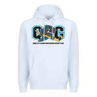 White quad city storm Premium Hoodie - linhVisuals
