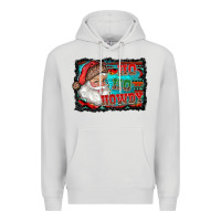 Dove Grey ho ho howdy with santa Premium Hoodie - RanaPortraitStore