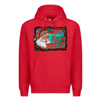 Red ho ho howdy with santa Premium Hoodie - RanaPortraitStore