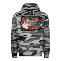 Slate Camo ho ho howdy with santa Premium Hoodie - RanaPortraitStore