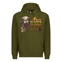 Army Green happy hump day camel Premium Hoodie - BarkalooDesign