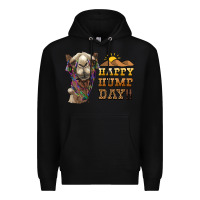 Black happy hump day camel Premium Hoodie - BarkalooDesign