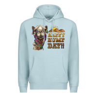 Blue Mist happy hump day camel Premium Hoodie - BarkalooDesign