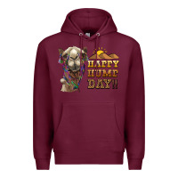 Burgundy happy hump day camel Premium Hoodie - BarkalooDesign