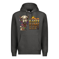 Charcoal Heather happy hump day camel Premium Hoodie - BarkalooDesign