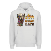 Dove Grey happy hump day camel Premium Hoodie - BarkalooDesign