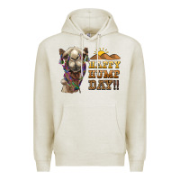 Oatmeal Heather happy hump day camel Premium Hoodie - BarkalooDesign