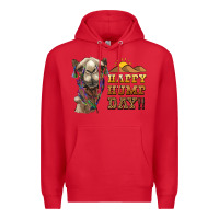 Red happy hump day camel Premium Hoodie - BarkalooDesign