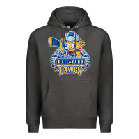 Charcoal Heather roanoke rail yard dawgs Premium Hoodie - linhVisuals