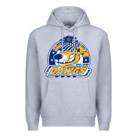 Heather Grey roanoke rail yard dawgs Premium Hoodie - linhVisuals