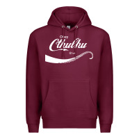 Burgundy Obey Cthulhu Premium Hoodie - linhVisuals