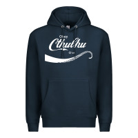 Navy Obey Cthulhu Premium Hoodie - linhVisuals