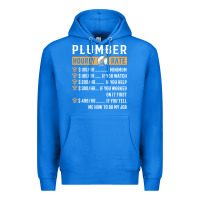 True Royal funny plumber gifts   plumber hourly rate hoodie Premium Hoodie - linhVisuals