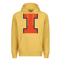 Antique Gold Illinois Fighting Illini, Merch Premium Hoodie - linhVisuals
