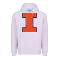 Lilac Illinois Fighting Illini, Merch Premium Hoodie - linhVisuals