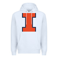 White Illinois Fighting Illini, Merch Premium Hoodie - linhVisuals