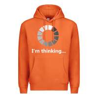 Carrot funny programmer i'm thinking t shirt Premium Hoodie - linhVisuals