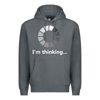 Rock funny programmer i'm thinking t shirt Premium Hoodie - linhVisuals
