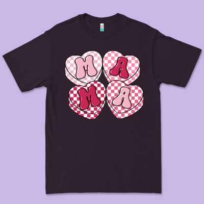Mama Candy Hearts Premium Tee Designed By Lillyallendesigns