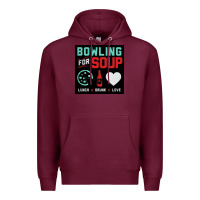 Burgundy #bowling for soup lunch drunk love tour 2022 Premium Hoodie - linhVisuals