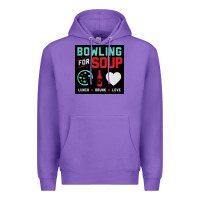 Purple #bowling for soup lunch drunk love tour 2022 Premium Hoodie - linhVisuals