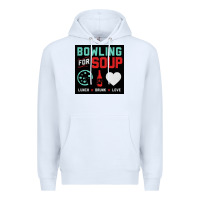 White #bowling for soup lunch drunk love tour 2022 Premium Hoodie - linhVisuals