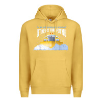 Antique Gold funny snow plow driver shirt   gift for snowplow drivers t shirt Premium Hoodie - linhVisuals