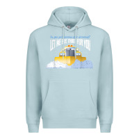 Blue Mist funny snow plow driver shirt   gift for snowplow drivers t shirt Premium Hoodie - linhVisuals