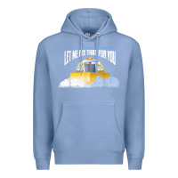 Colony Blue funny snow plow driver shirt   gift for snowplow drivers t shirt Premium Hoodie - linhVisuals