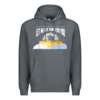 Rock funny snow plow driver shirt   gift for snowplow drivers t shirt Premium Hoodie - linhVisuals