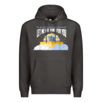 Smoke funny snow plow driver shirt   gift for snowplow drivers t shirt Premium Hoodie - linhVisuals
