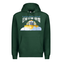 Sports Green funny snow plow driver shirt   gift for snowplow drivers t shirt Premium Hoodie - linhVisuals