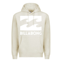 Oatmeal Heather BILLABONG WAVE Premium Hoodie - linhVisuals