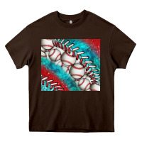 Chocolate Brown baseball and gemstone tumbler Heavy Core Tee - BundleAndBundleShop