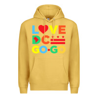 Antique Gold #love dc go go Premium Hoodie - linhVisuals