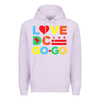 Lilac #love dc go go Premium Hoodie - linhVisuals