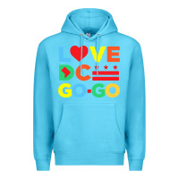 Ocean Blue #love dc go go Premium Hoodie - linhVisuals