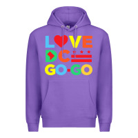 Purple #love dc go go Premium Hoodie - linhVisuals