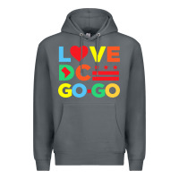 Rock #love dc go go Premium Hoodie - linhVisuals