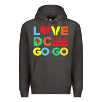 Smoke #love dc go go Premium Hoodie - linhVisuals
