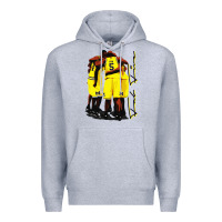 Heather Grey fab 5 Premium Hoodie - linhVisuals