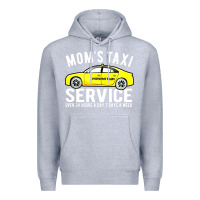 Heather Grey moms taxi service Premium Hoodie - linhVisuals