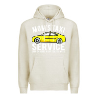 Oatmeal Heather moms taxi service Premium Hoodie - linhVisuals