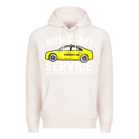 Pale Pink moms taxi service Premium Hoodie - linhVisuals