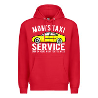 Red moms taxi service Premium Hoodie - linhVisuals