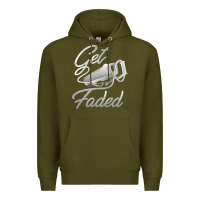 Army Green get faded barber barbershop hairdresser pullover hoodie Premium Hoodie - linhVisuals