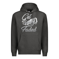 Charcoal Heather get faded barber barbershop hairdresser pullover hoodie Premium Hoodie - linhVisuals