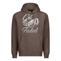 Coffee get faded barber barbershop hairdresser pullover hoodie Premium Hoodie - linhVisuals