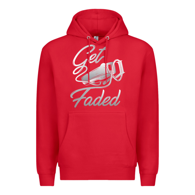Get Faded Barber Barbershop Hairdresser Pullover Hoodie Premium Hoodie by linhVisuals | Teevron