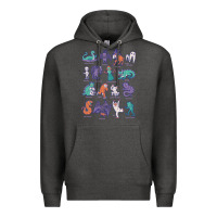 Charcoal Heather cryptid creatures   mythology Premium Hoodie - linhVisuals